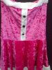 Adult Female Costumes to Hire - Pink & white Mrs Santa dress - short